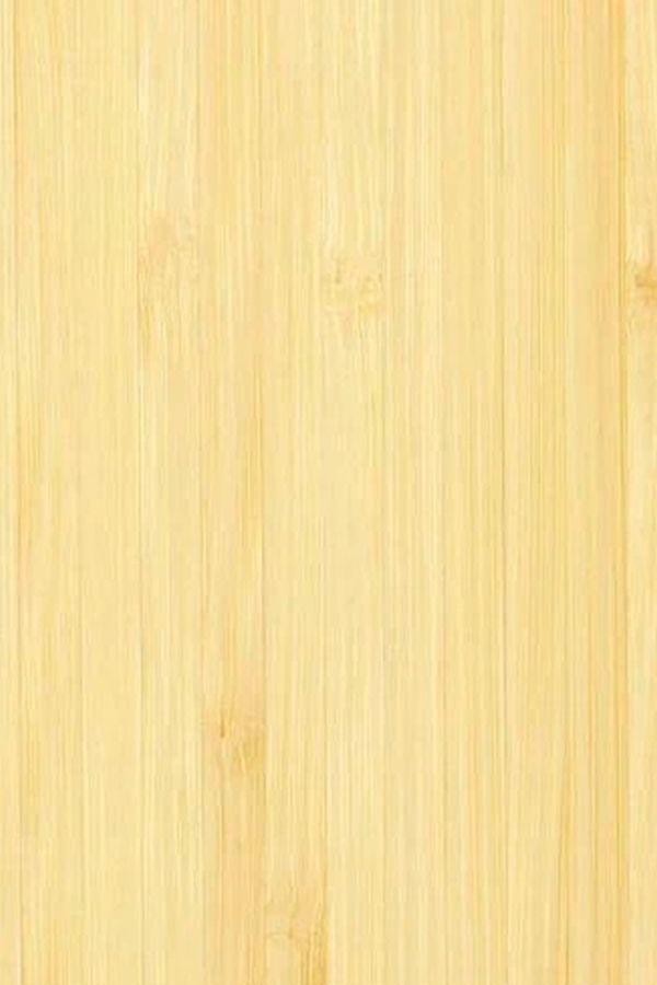 Veneer bambu alami horizontal didukung bulu